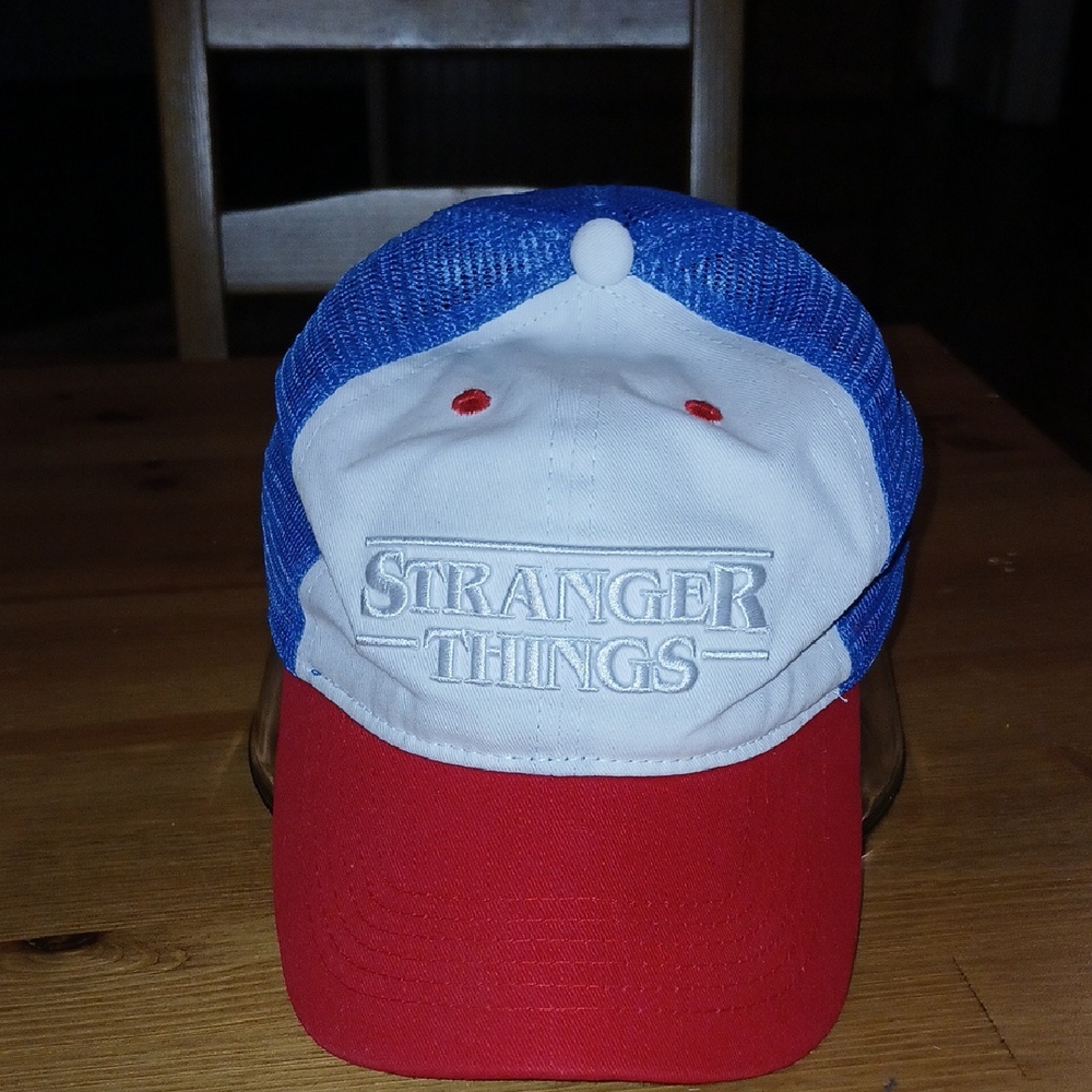 Stranger Things Red and Blue Cap
